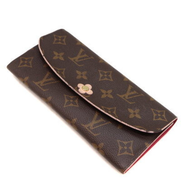 Louis Vuitton Emily Portefeuille Monogram Canvas Wallet Brown - Picture 1 of 6